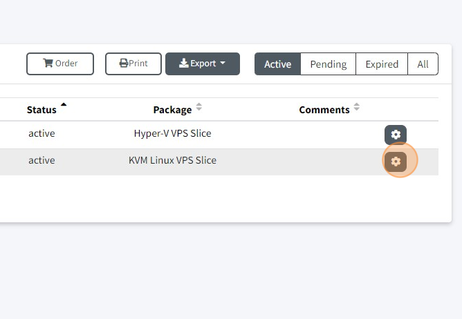 How to Re-install the OS on a VPS - Step 3