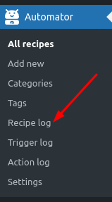 See Recipe Log in Uncanny Automator