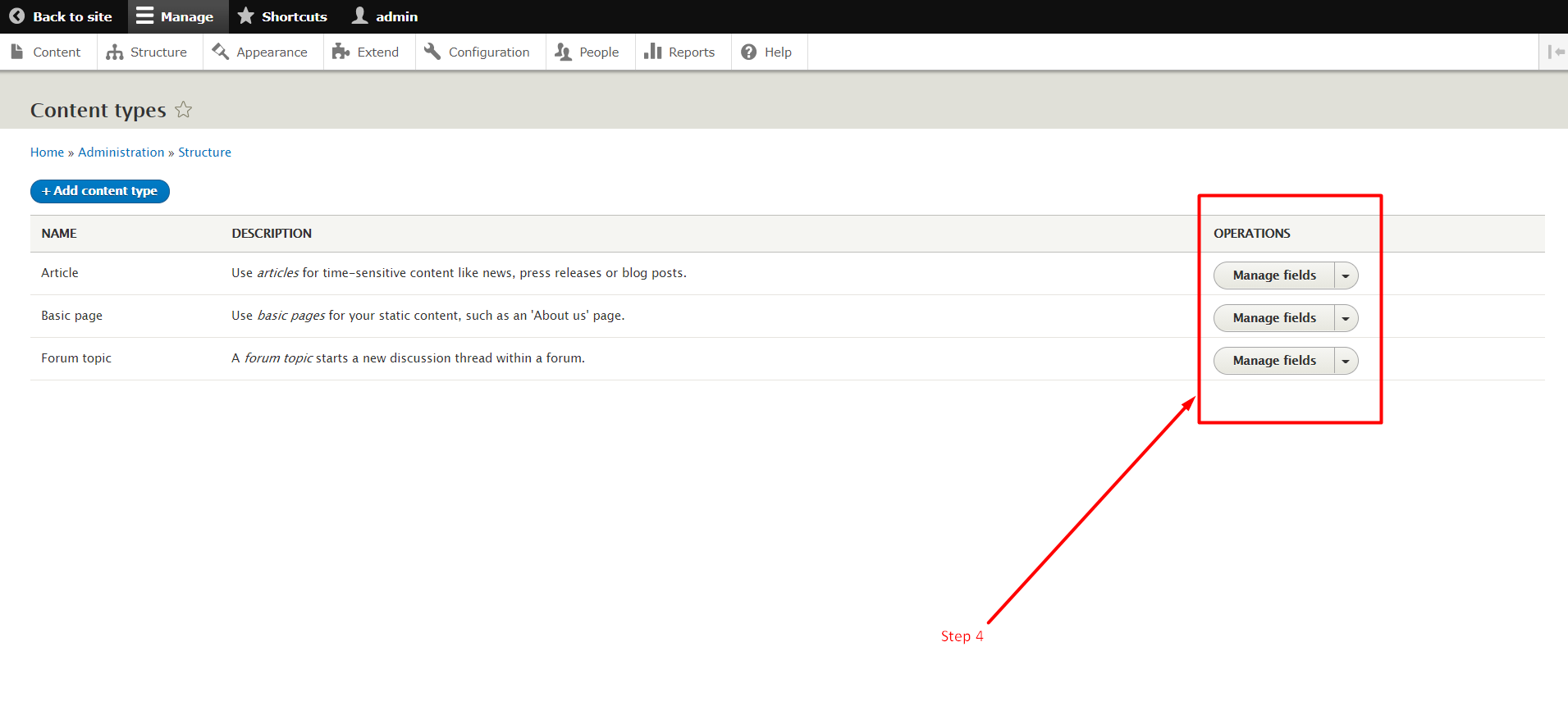 Set Default Image for Content type in Drupal - Step 4