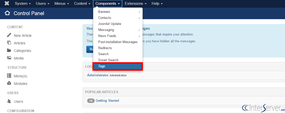 Create Tags