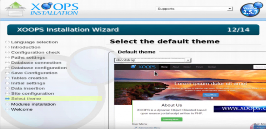 Install Xoops4