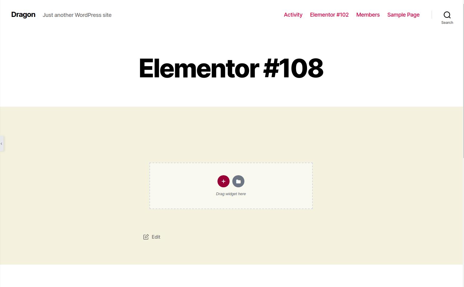 Preview and Edit section in Elementor