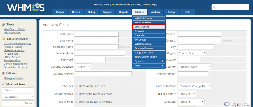 Link Tracking