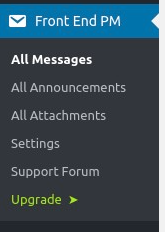 How to configure Front End PM