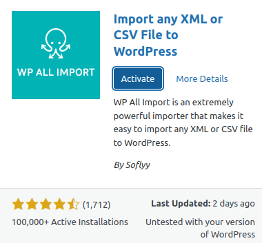 How to Import and Process Any CSV or Excel File in WordPress screenshot 1