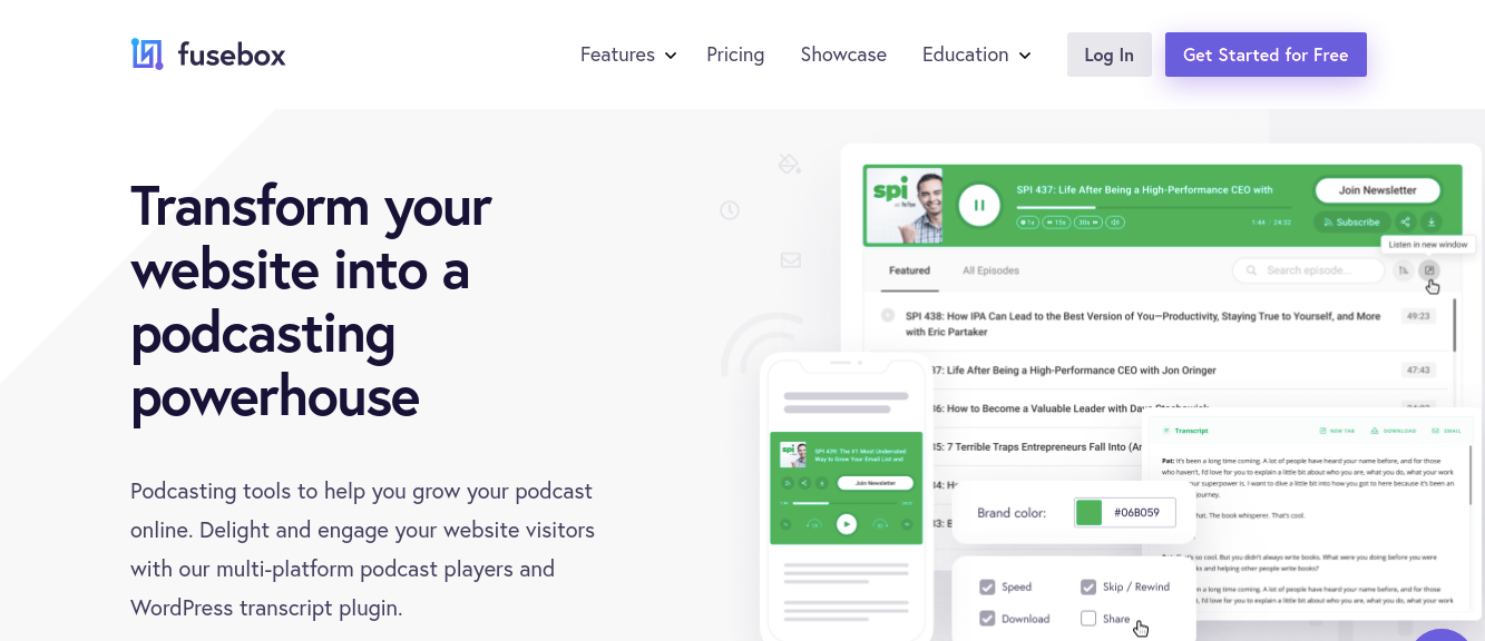 FuseBox: Transform your website into a podcasting powerhouse