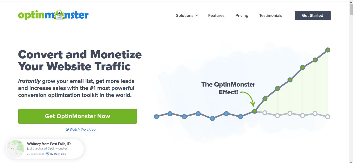Optin Monster plugin for WordPress