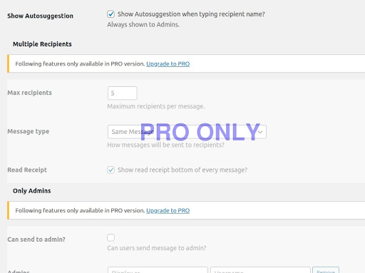 How to install and configure frontend PM in WordPress