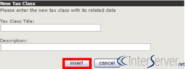 Tax Classes