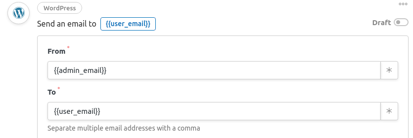 Send an Email as an action in Uncanny Automator