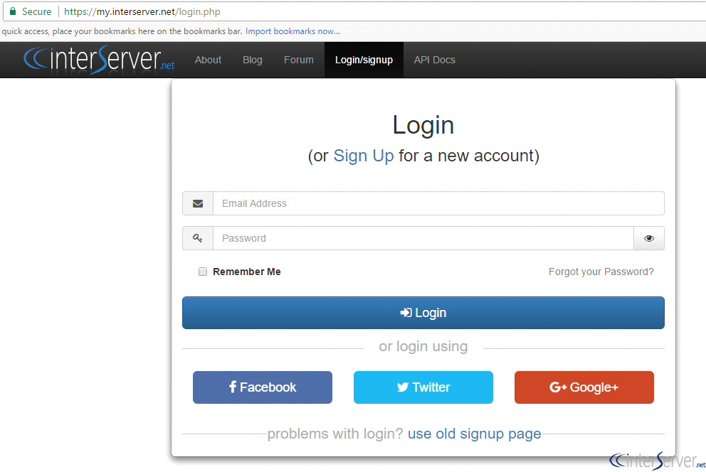 my.interserver.net