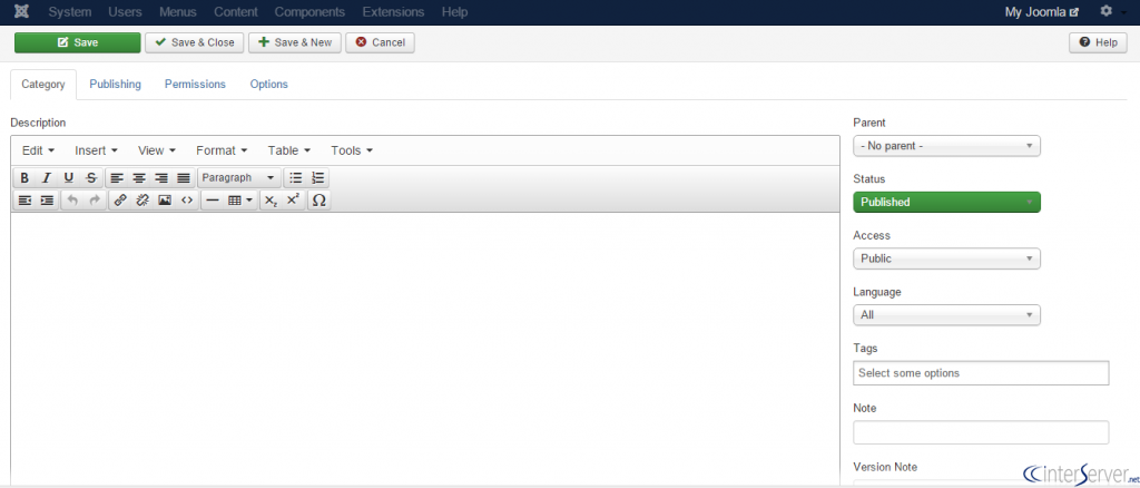 Banner Category in Joomla