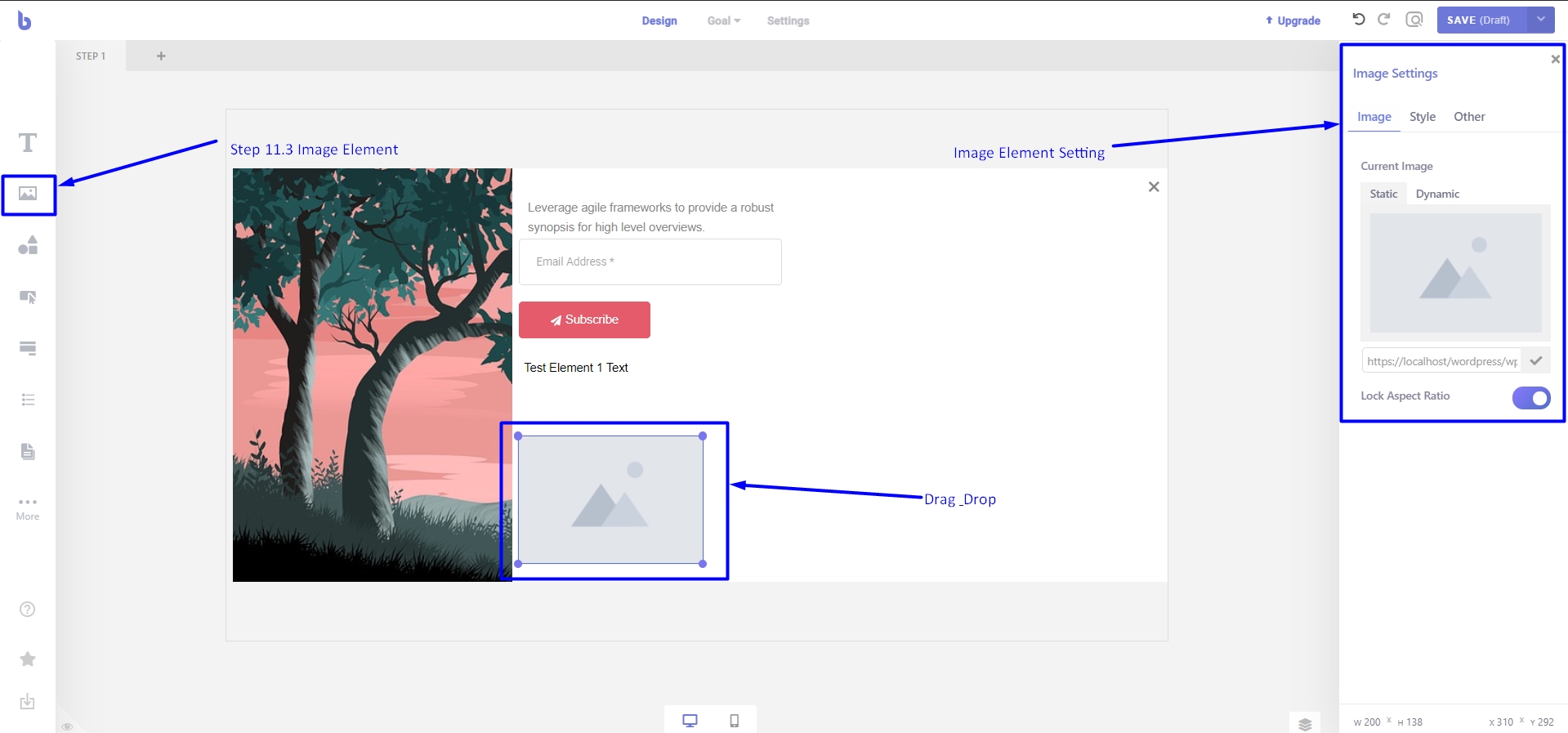 Image Element in Brave Conversion Engine