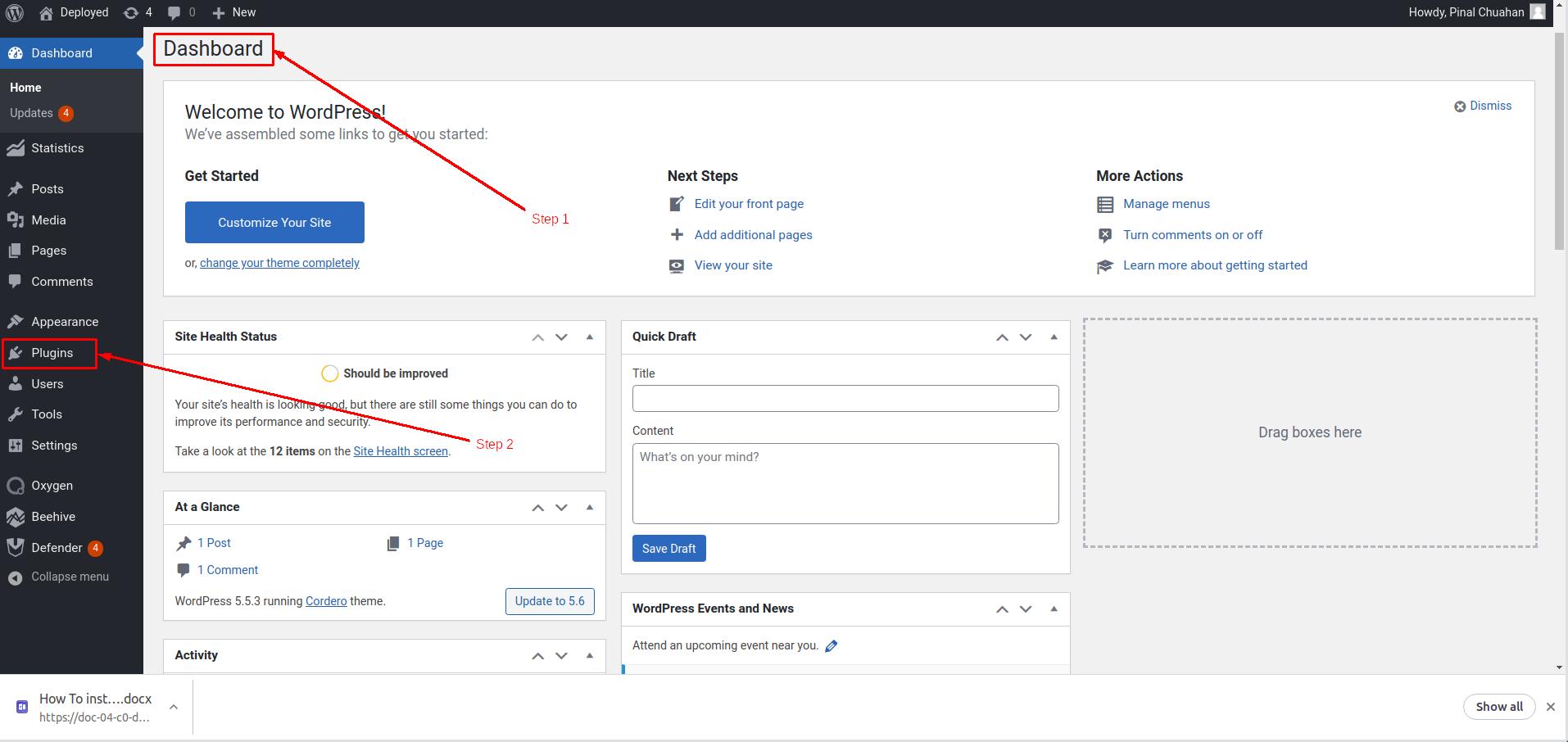 How to install Easy Updates Manager in WordPress
