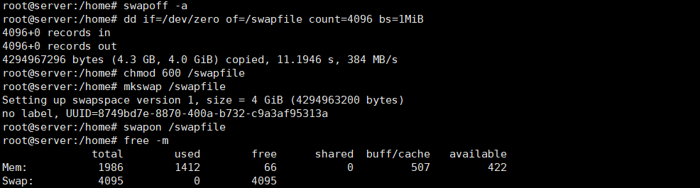 swap file