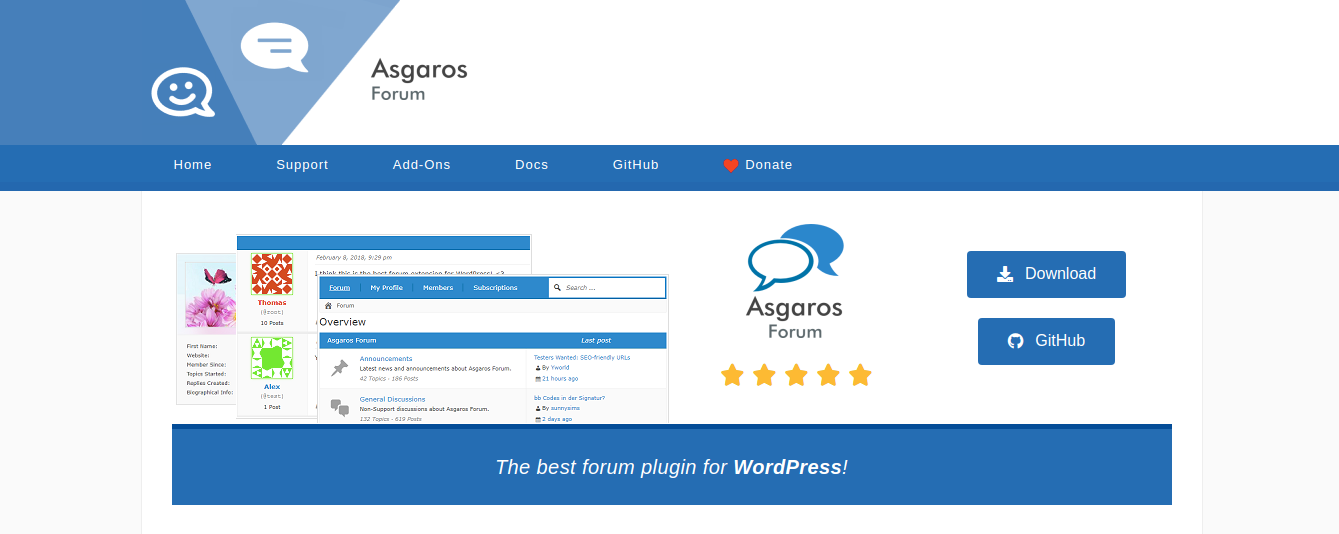 Asgaros Forum for WordPress