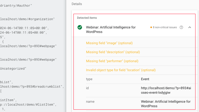 Add Event Schema to WordPress with All In One SEO Plugin screenshot 14