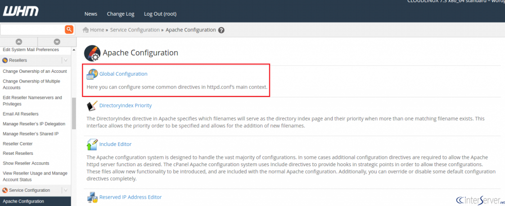 Disable directory browsing