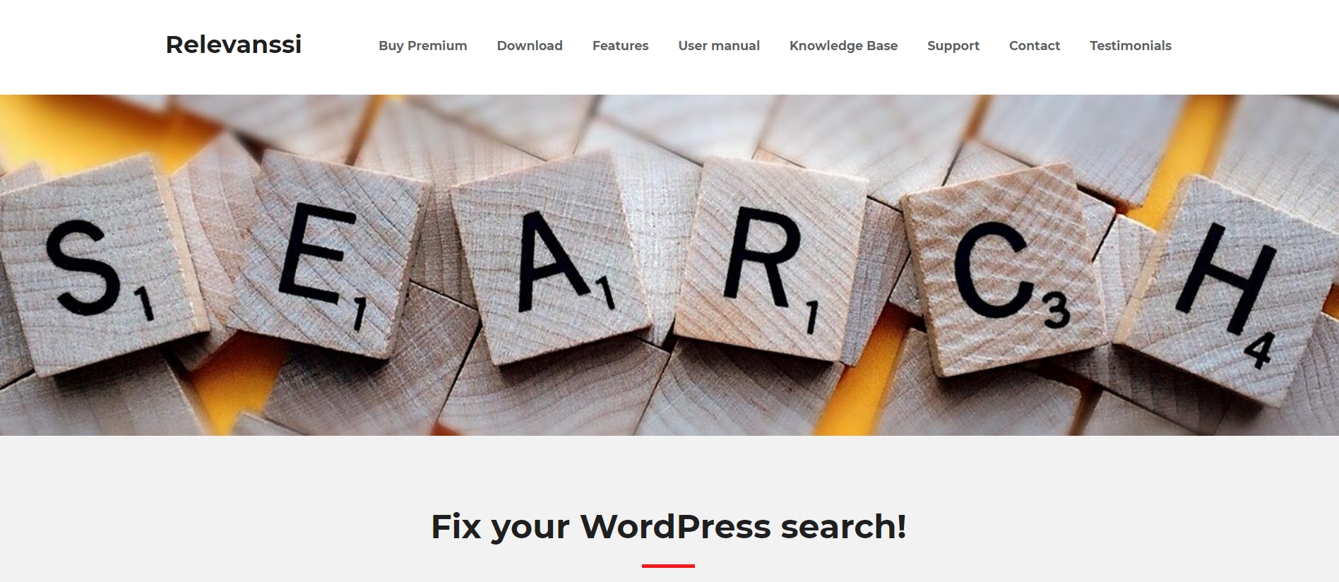Relevanssi Search plugin for WordPress