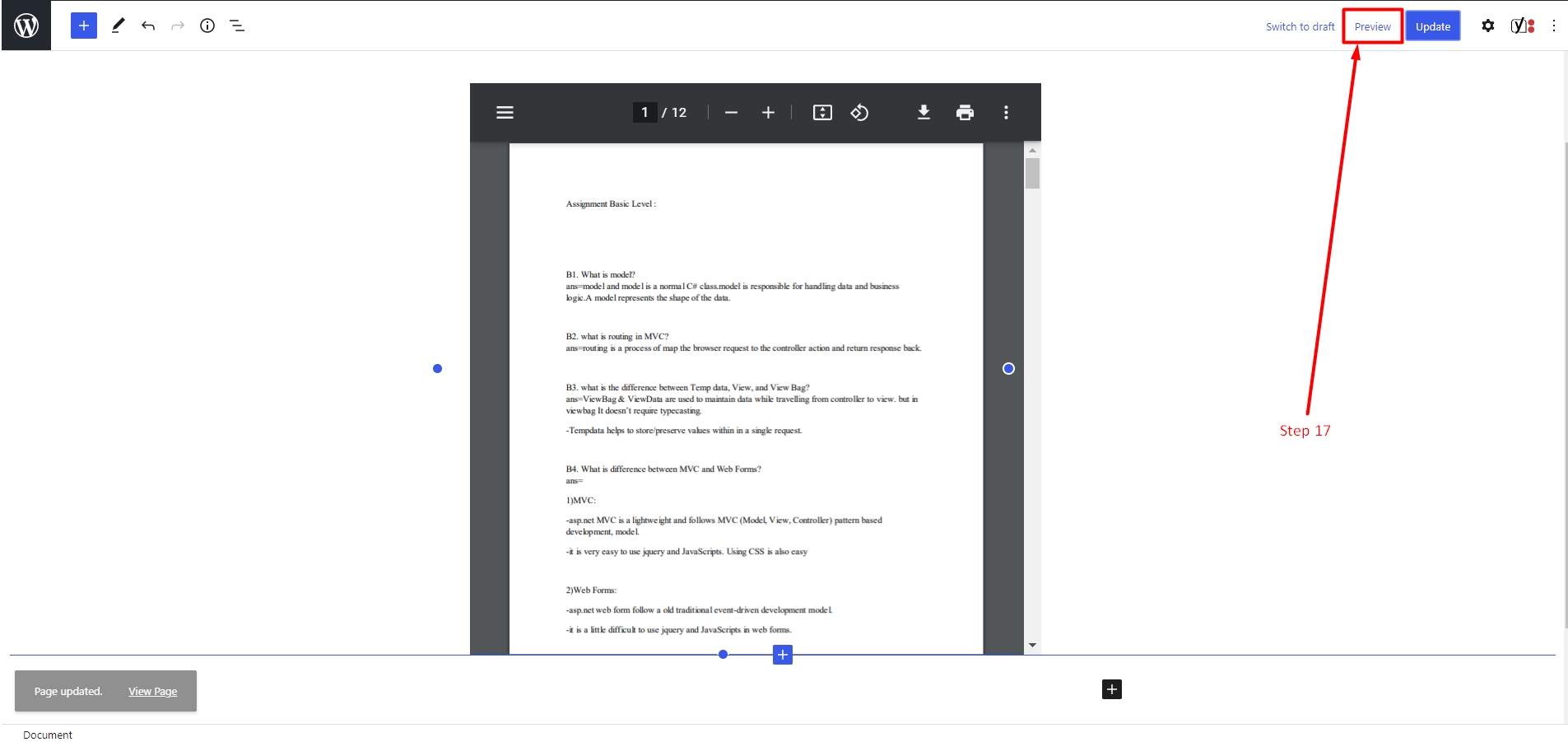 Embed PDF viewer in WordPress