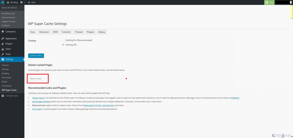 WordPress Cache W3 Total Cache