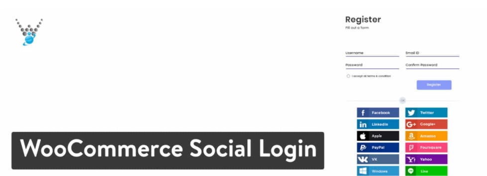 WooCommerce social login plugin for WordPress