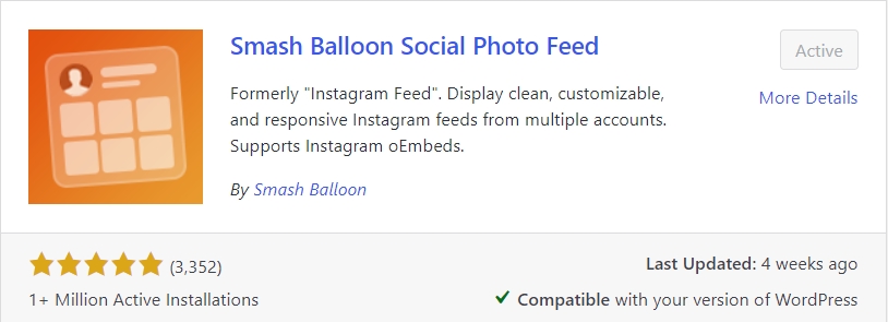 Smash Balloon Social Photo Feed
