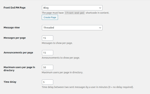 How to use Front End PM in WordPress