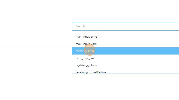 Adjust PHP Settings to Increase Memory Limit - Step 8