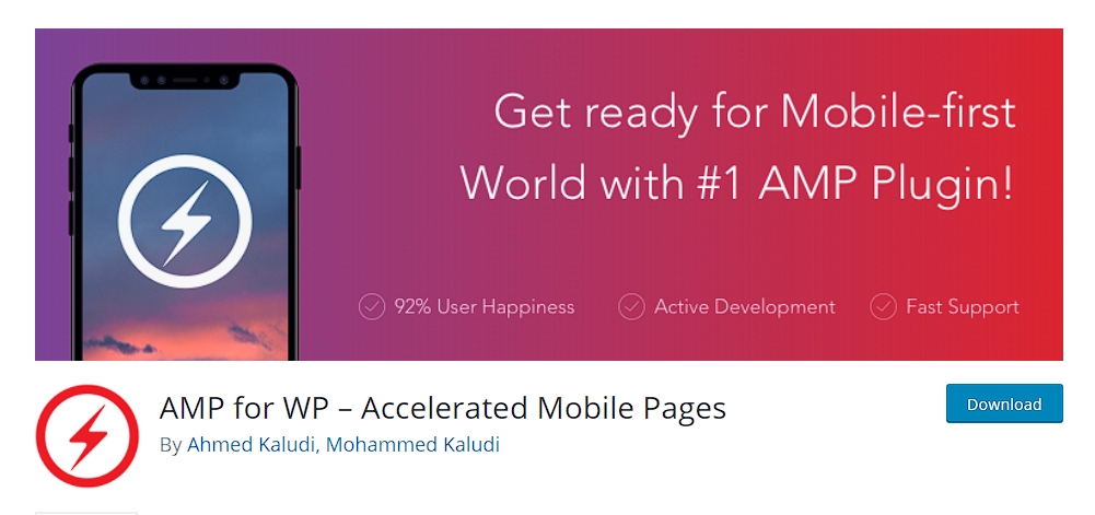 AMP(Accelerate Mobile Page) for WP