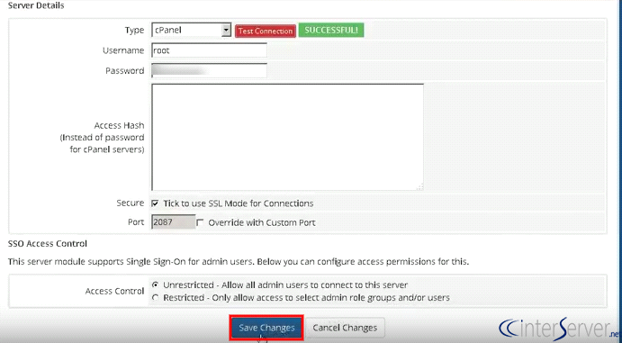 cPanel Integration