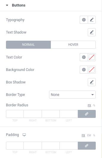 How to manage button style in Elementor