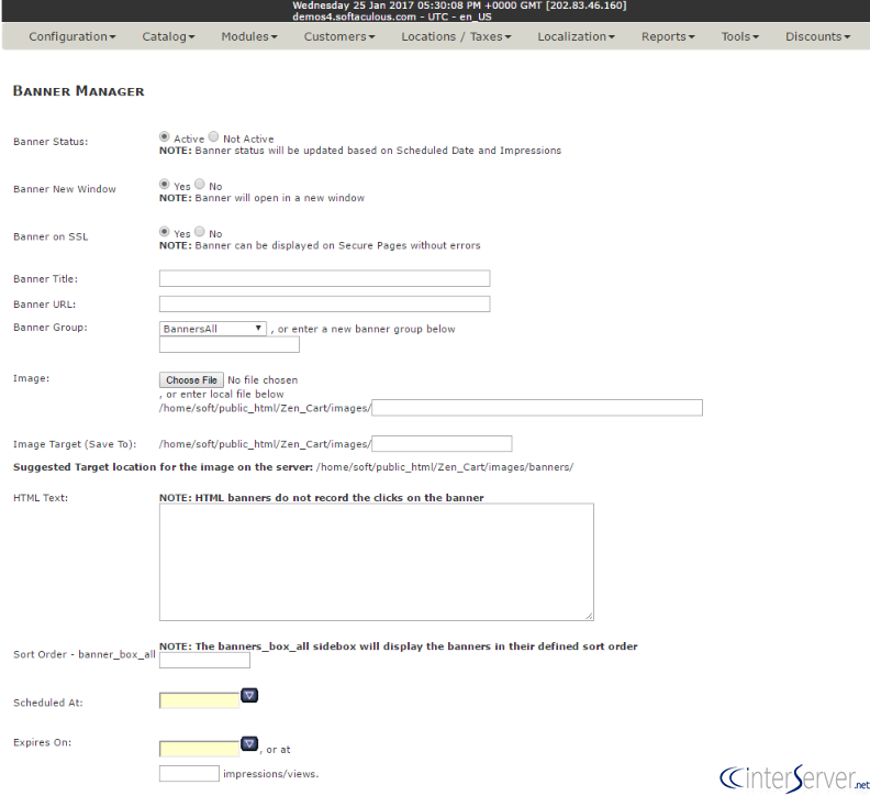 create banners