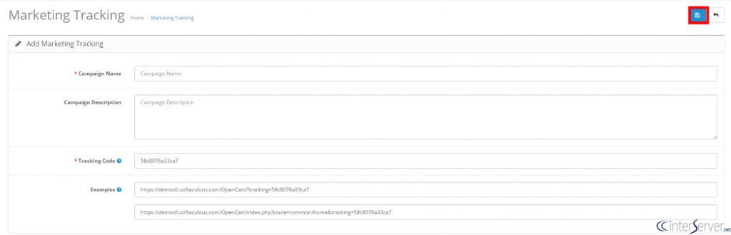 Marketing Tracking