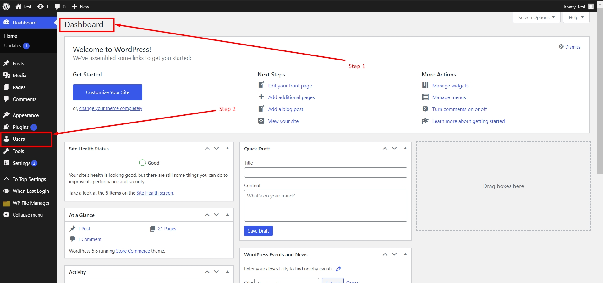 Manage user roles and capabilities