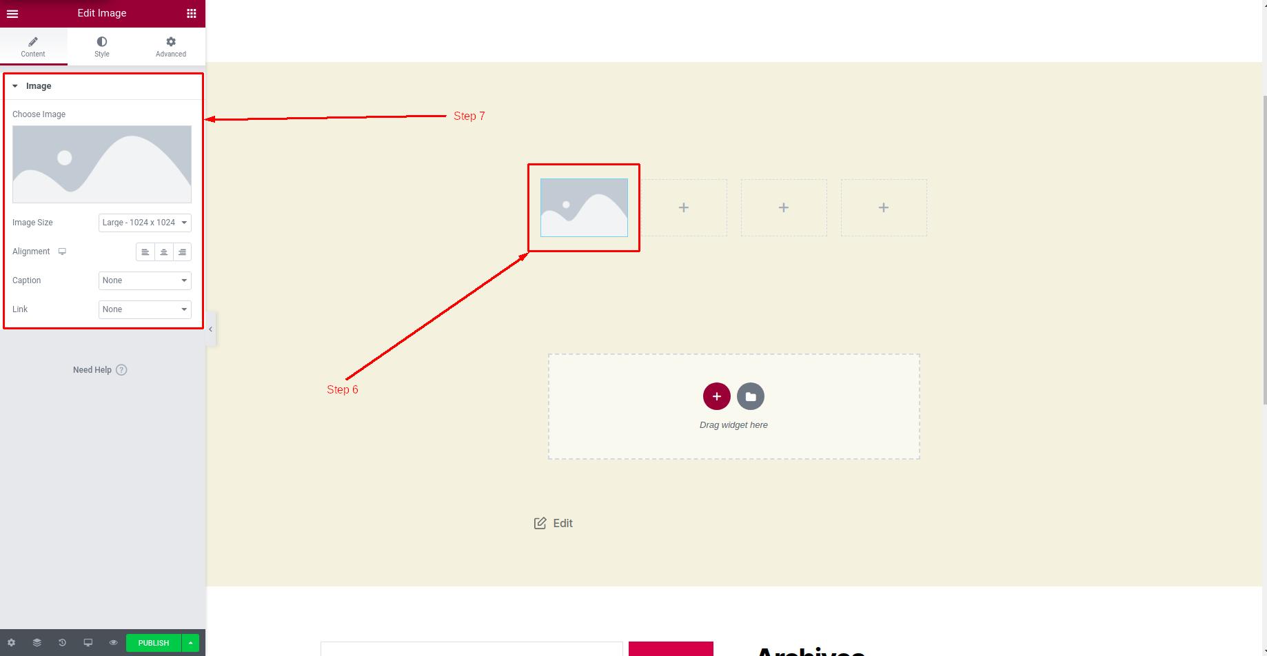 How to use Image Element in Elementor