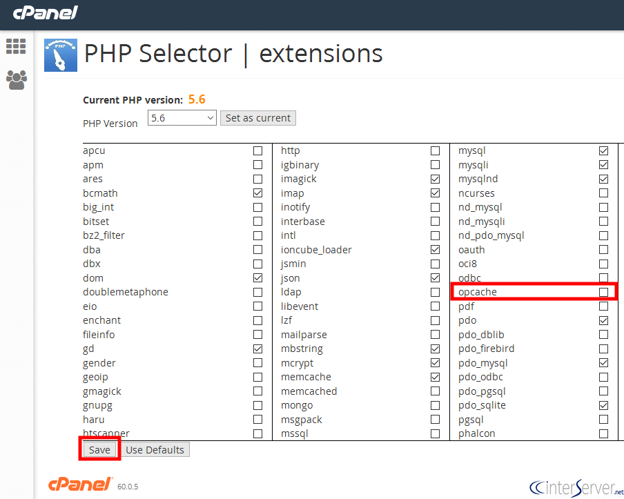 opcache